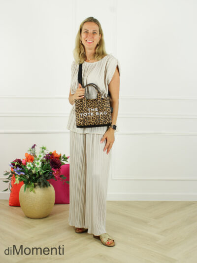 Tote Bag Toddy - Camel / Zwart