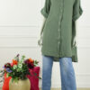 Linnen Tuniek Merel - Army Groen