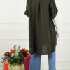 Linnen Tuniek Merel - Coffee