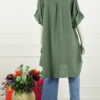 Linnen Tuniek Merel - Army Groen