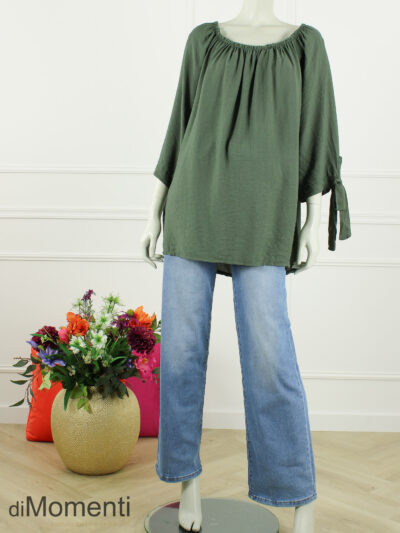 Tuniek Rosanne - Army Groen