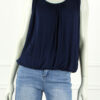 Ballon Top Zonder Mouw - Navy