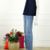 Ballon Top Zonder Mouw - Navy