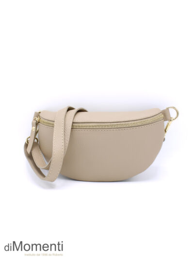 Tas Alba - Rits Goud / Licht Taupe