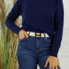 Fijn Brei Top Alice - Navy