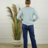 Fijn Brei Top Alice - Soft Licht Blauw