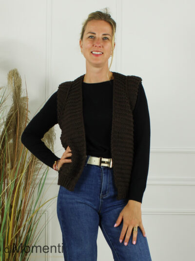 Gilet Amara - Coffee