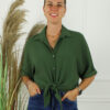 Blouse Grace - Army Groen