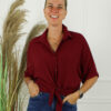 Blouse Grace - Bordeaux