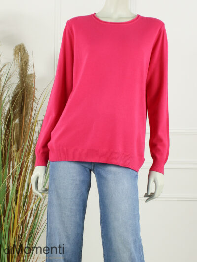 Fijn Brei Top Alice - New Fuchsia
