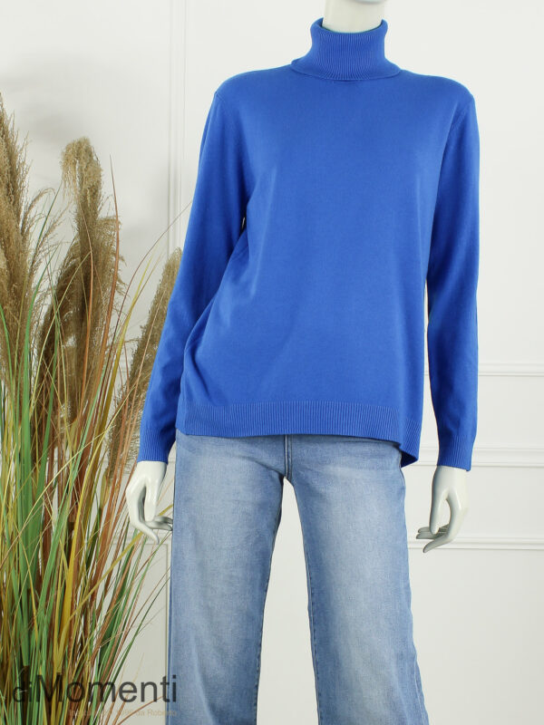Fijn Brei Top Jasmina - Licht Kobalt Blauw