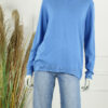 Fijn Brei Top Jasmina - Jeans Blauw