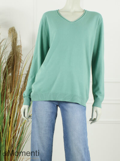 Fijn Brei Top Mabel - Emerald Groen