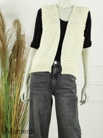 Gilet Amara - Ecru