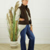 Borg Gilet Belissa - Coffee