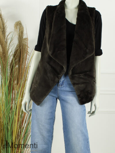 Gilet Mirelle - Coffee