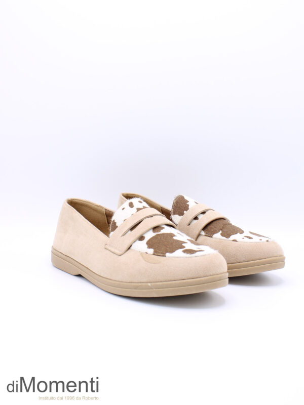 Loafer Cow - Beige
