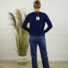 Fijn Brei Top Mabel - Navy