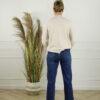 Fijn Brei Top Melly - Licht Beige Melee