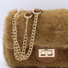 Clutch Petit Fur - Camel