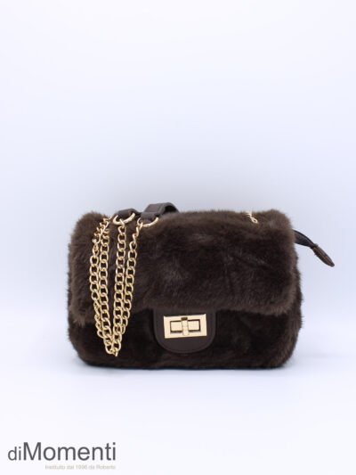 Clutch Petit Fur - Coffee