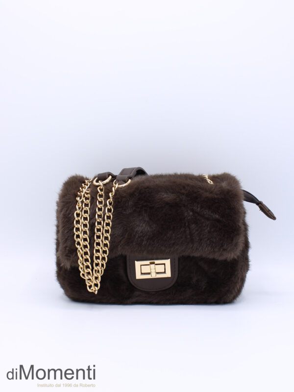 Clutch Petit Fur - Coffee
