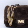 Clutch Petit Fur - Coffee