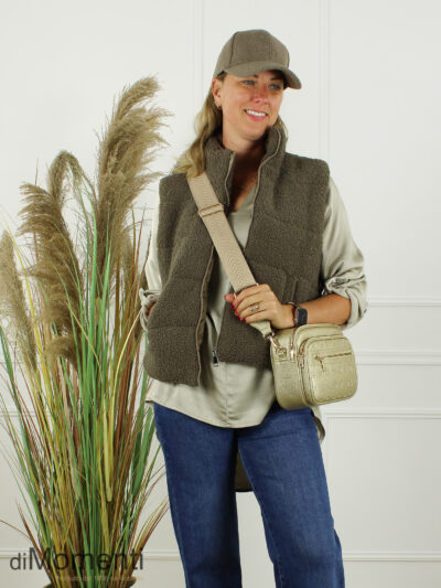Borg Gilet Belissa - Taupe