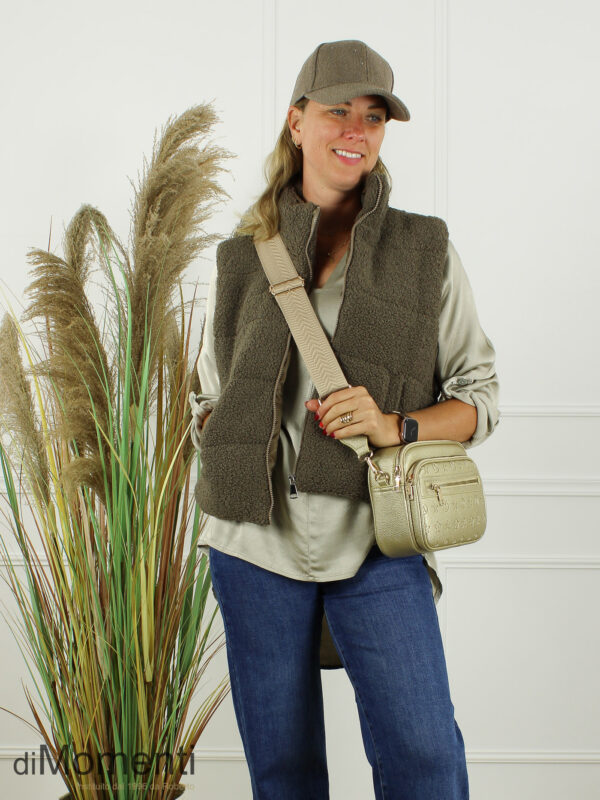 Borg Gilet Belissa - Taupe
