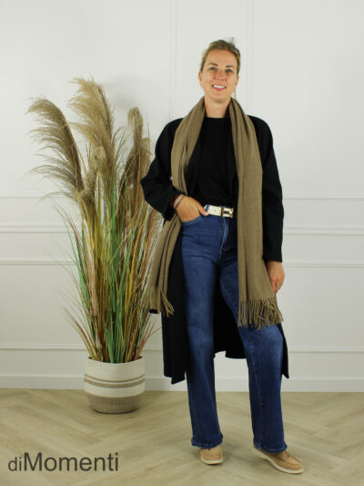 Sjaal Justine - Mokka