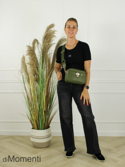 Cross Body Tas Scarlet - Army Groen
