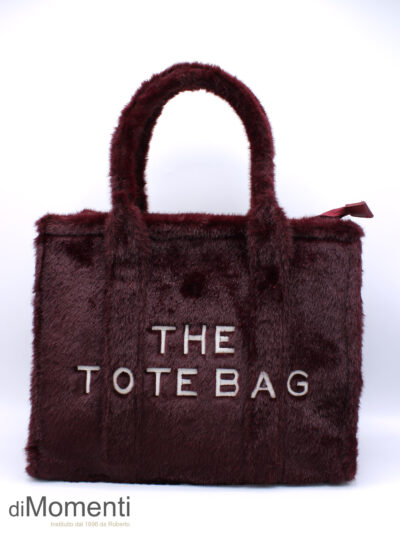 Tote Bag Fur - Bordeaux