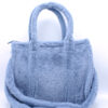 Tote Bag Fur - Licht Blauw