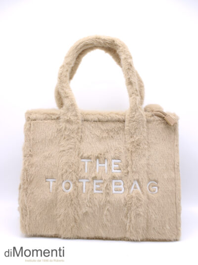 Tote Bag Fur - Beige