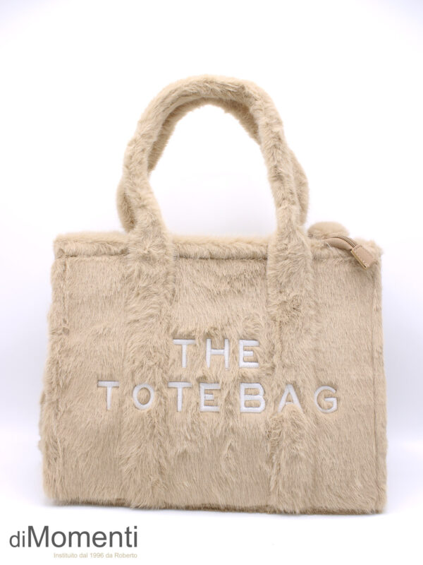 Tote Bag Fur - Beige