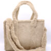 Tote Bag Fur - Beige