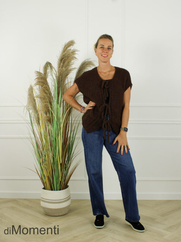 Gilet Faline - Coffee