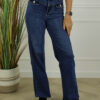 Goodies Wide Leg Stretch 2 Pocket Jeans - Blauw
