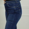 Goodies Wide Leg Stretch Push- Up Jeans - Blauw