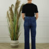 Goodies Wide Leg Stretch Push- Up Jeans - Blauw