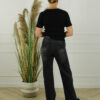 Goodies Wide Leg Stretch Jeans - Antraciet