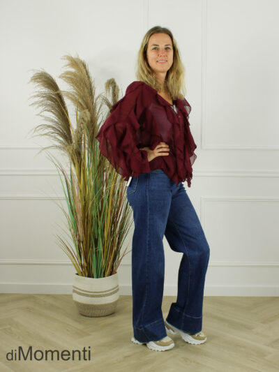 Blouse Isabella - Bordeaux