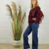 Blouse Isabella - Bordeaux