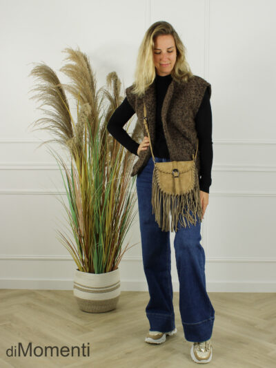 Tas Fringle Boho - Taupe