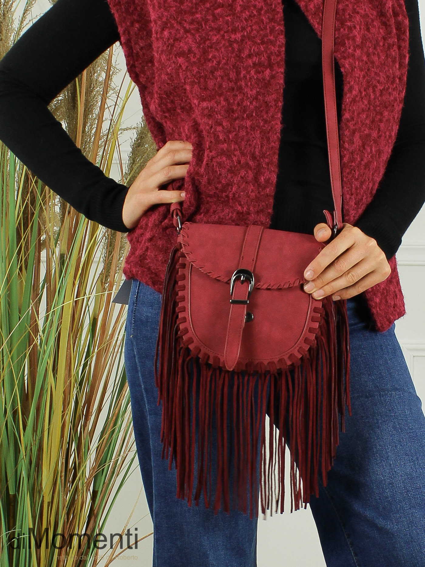 Fringle Tas Boho - Bordeaux