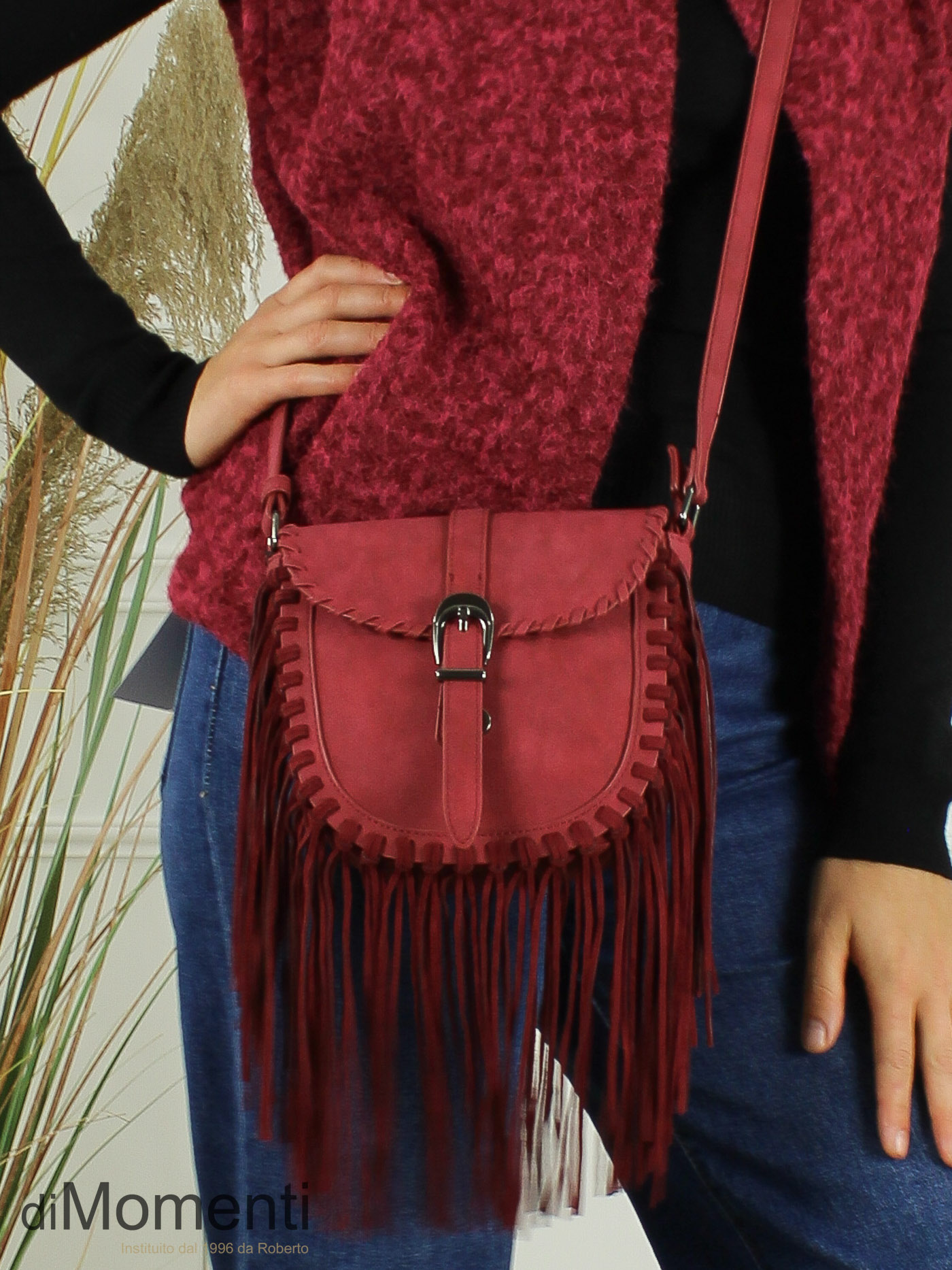 Fringle Tas Boho - Bordeaux