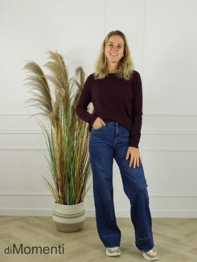 Fijn Brei Top Alice - Plum