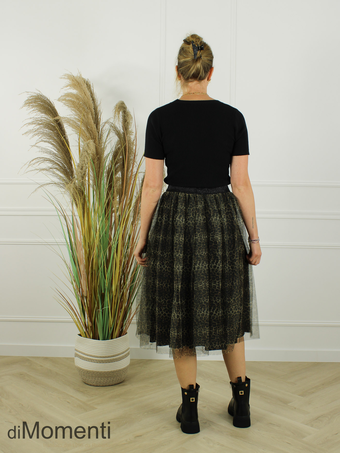 Voile Rok Rome - Print 3 Camel