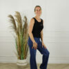 Top Cheryl Zonder Mouw - Zwart