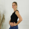 Top Cheryl Zonder Mouw - Zwart